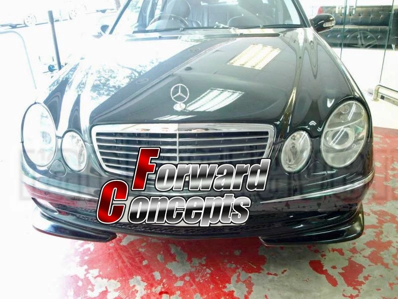 

FOR 2003-2006 W211 E-CLASS FRONT LIP CANARDS SPLITTERS