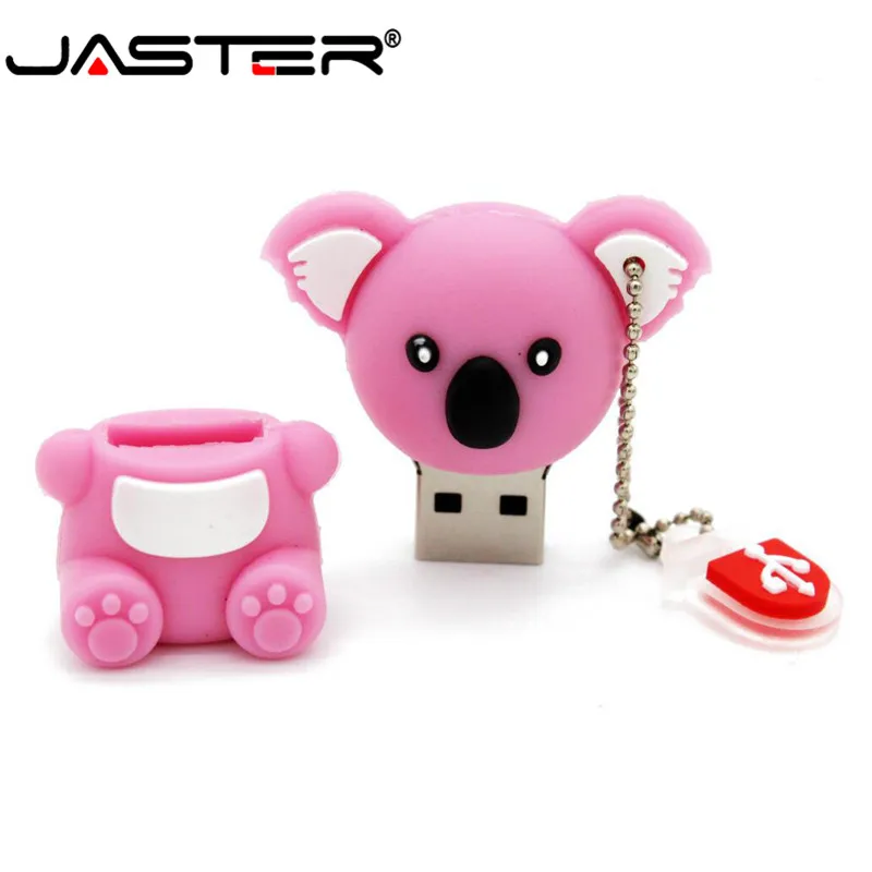 JASTER USB 2,0 Забавный Миньоны память U Stick 8 ГБ 4 ГБ 16 ГБ милый коала мультяшный флеш-накопитель 32 Гб 64 Гб Usb флеш-накопитель флешка