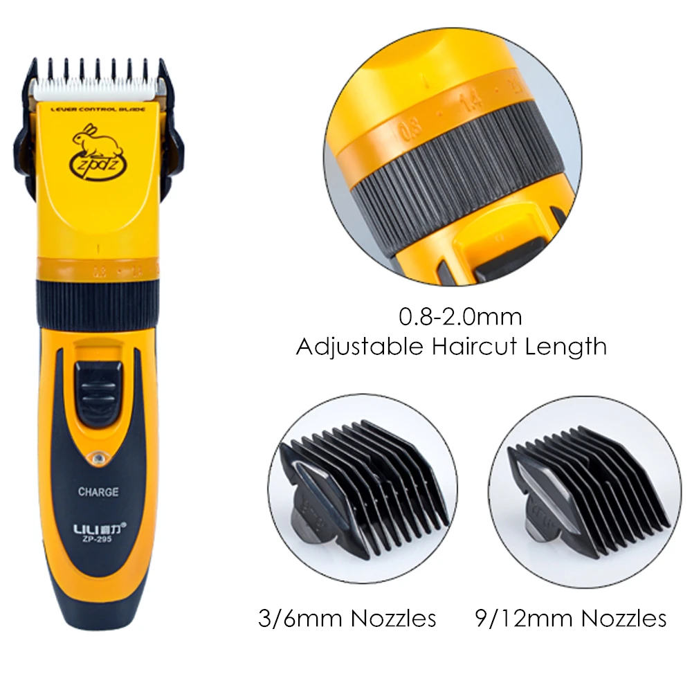 

Best Selling 35W Electric Scissors Professional Pet Hair Trimmer Animals Grooming Clippers Dog Hair Trimmer Cutters 110-240V AC