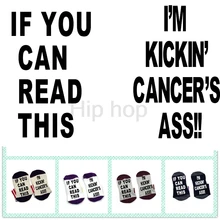 Рак носки, если вы можете прочитать это я kickin рака попу! Носки хлопок удобные эластичные унисекс Носки Ванна Носки