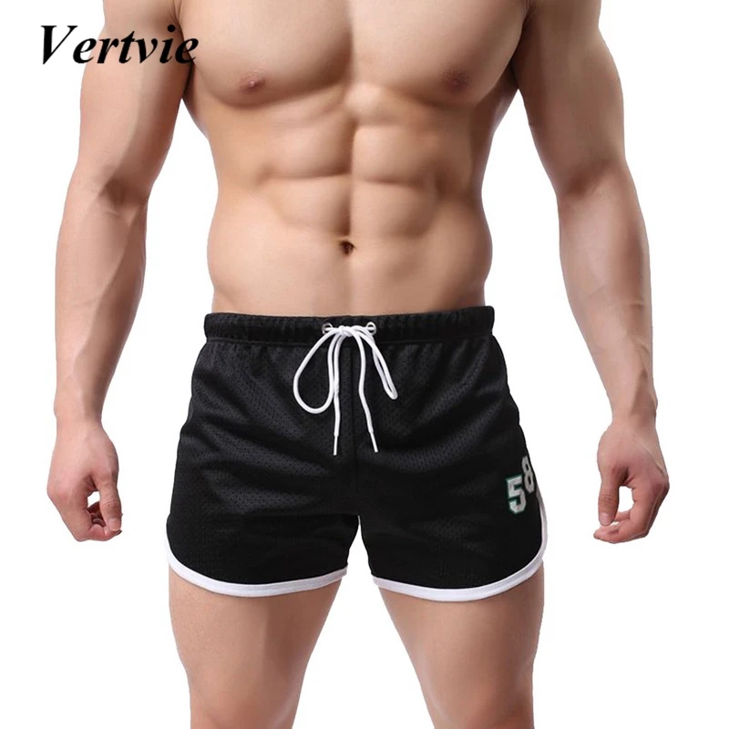 Vertvie Men Summer Running Shorts Male Shorts For Fitness Gym Shorts