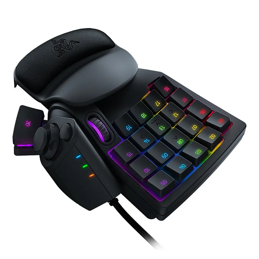 razer Tartarus V2 Chroma Mecha-мембранная Проводная игровая клавиатура 32 полностью программируемые клавиши-черный