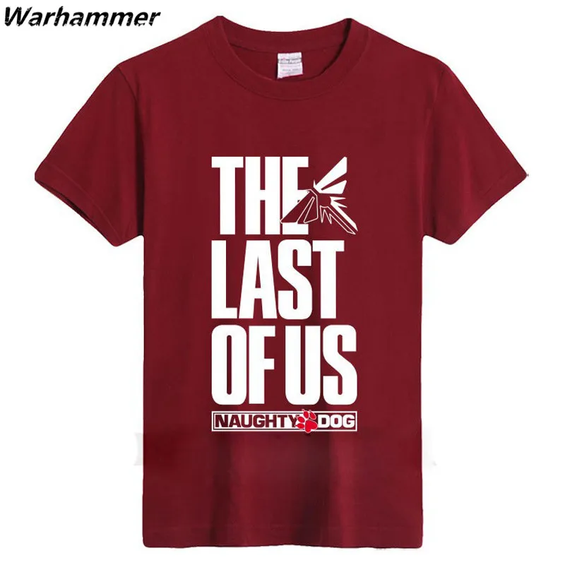 

The Last Of Us Men T shirt The Last Survivor Gamers Short Sleeve Tshirts Fashion Style O-neck S-XXXL Cotton Printed Pattern Tees