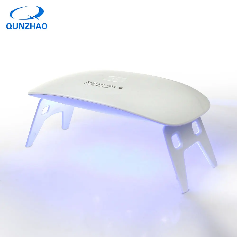 

Rainbow Mini 1 UV Nail Lamp LED Light Portable Mini UV LED Lamp Nail Dryer for Gel Varnish Nails Art Tools