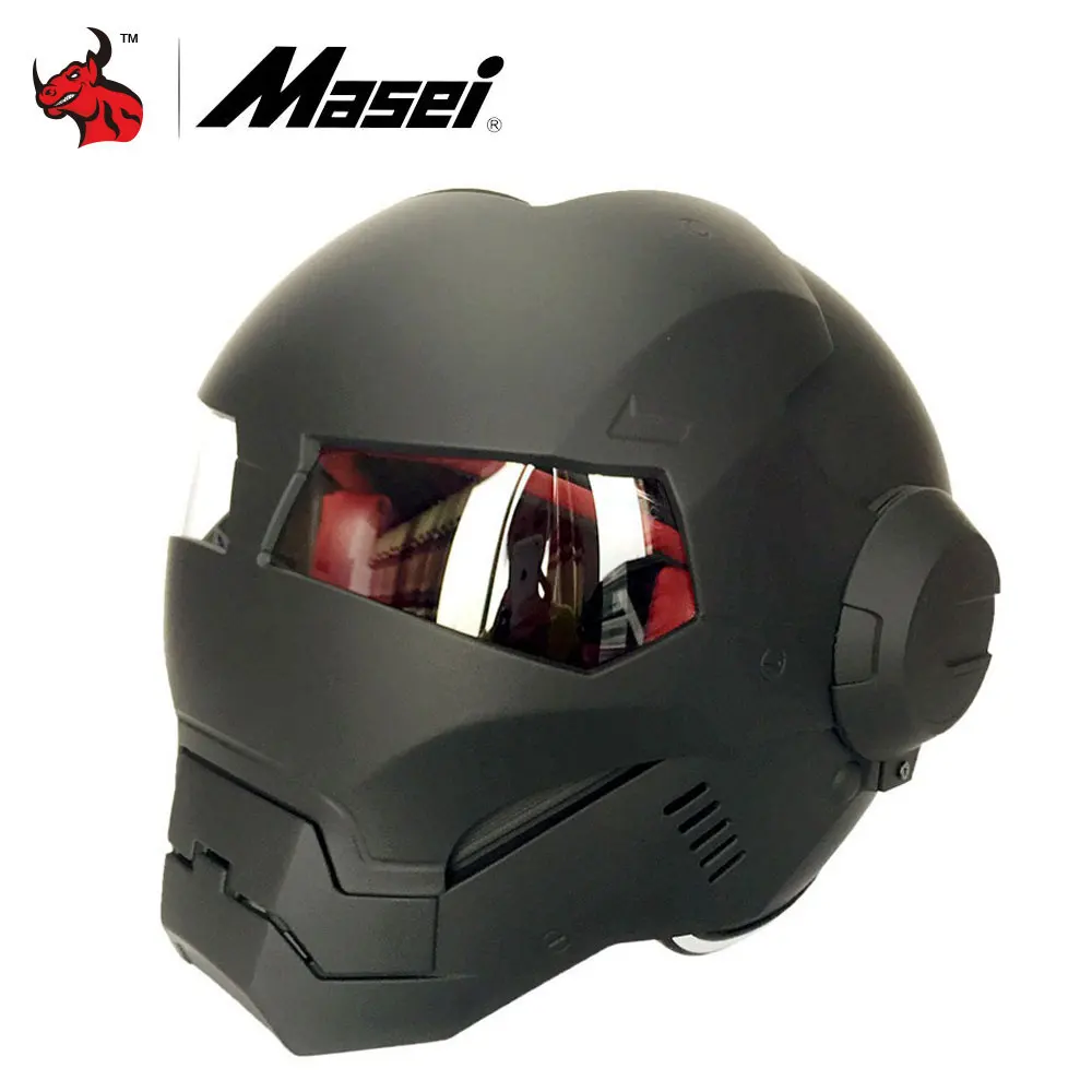 

MASEI Personality Motorcycle Helmets Fashion Half Open Face Motocross Helmet Moto ABS Biker Helmet Casque Motocross