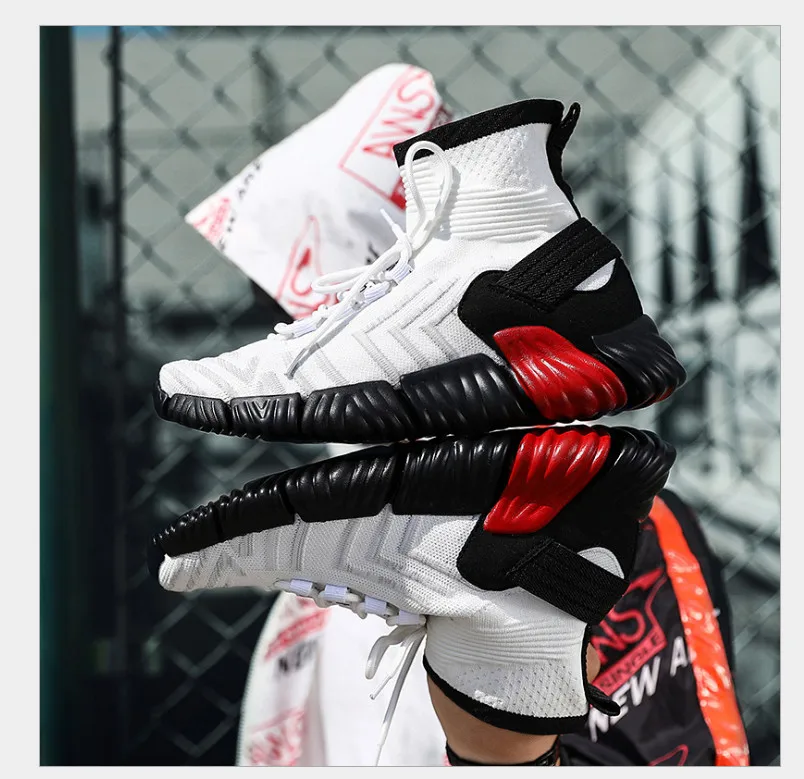 

2018 autumn basketball shoes couple with slip wear-resistant basketball shoes free shipping factory wholesale