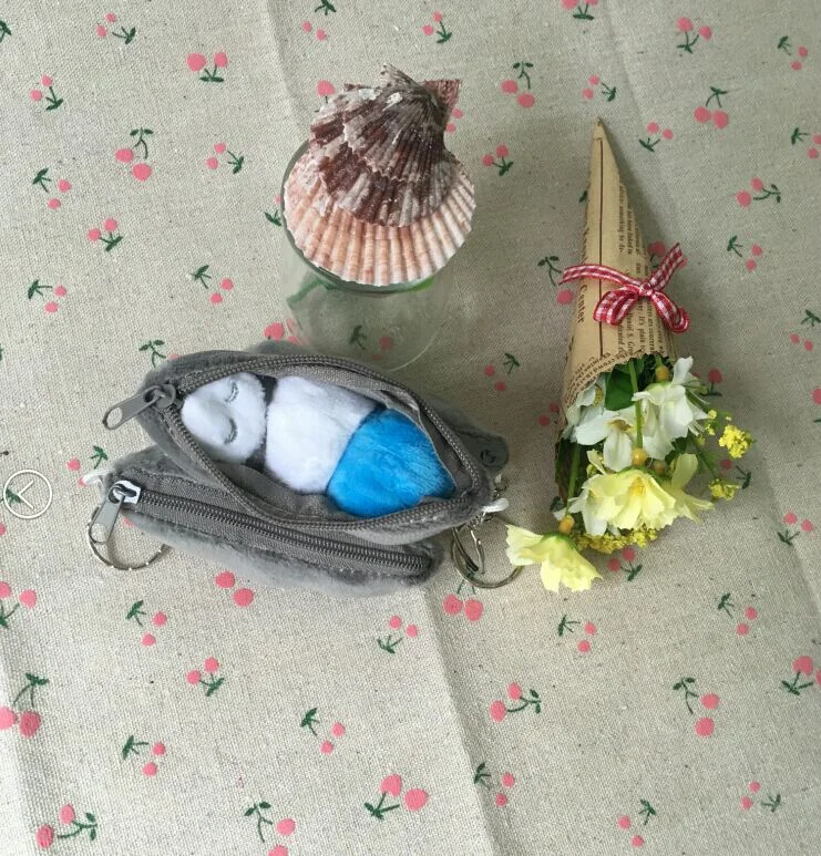 Каваи 10 см Серый Тоторо горох бобы кулон плюшевая мягкая игрушка, брелок игрушка и подарок для детей плюшевые мягкие игрушки ZJD
