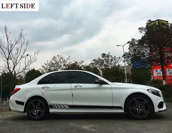 

LEFT SIDE Full Body Car Stickers Tailor-made Decoration Side Skirts Sticker Refit Accessories Vinyl Car Sticker