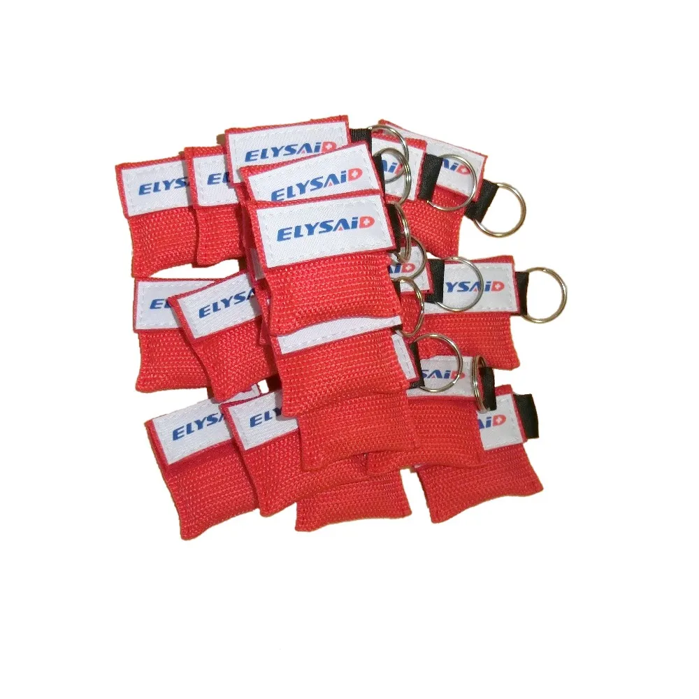 激安 20 ピース パック新 Stlye CPR マスク救急 Cpr フェイス敬遠キーホルダー片道バルブ蘇生人工呼吸マスク生活安全