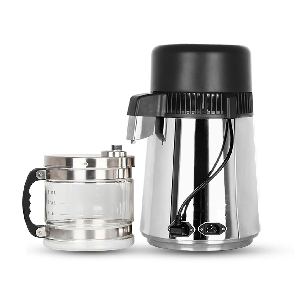 

Household 4L Water Distiller Distilled Water Machine Distillation Purifier Filter Stainless Steel Dental Laboratory Water Filter
