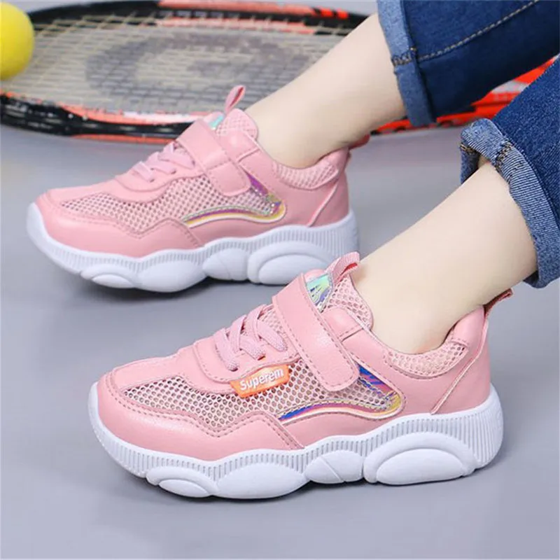 

2019 New Spring Brand Children's Shoes Boys Mesh SDlippers Slip Breathable Casual Shoes Boys And Girls Sports Shoes Running Shoe