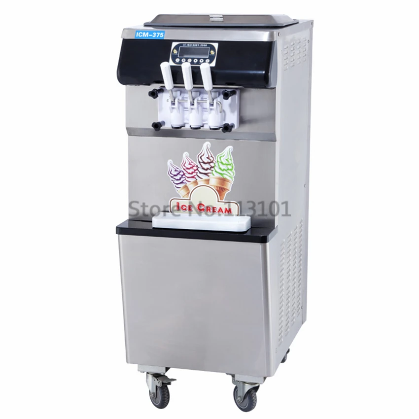 Brand NEW Intelligent Commercial Ice Cream Machine CE approval Soft Serve Ice Cream Machine with Cone Counter and Self Cleaning