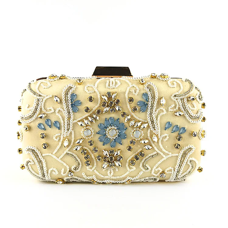 

2018 Vintage Evening Handbags with Bling Diamonds, Day Clutch with Chain, Unique Design for A Variety of Occasions