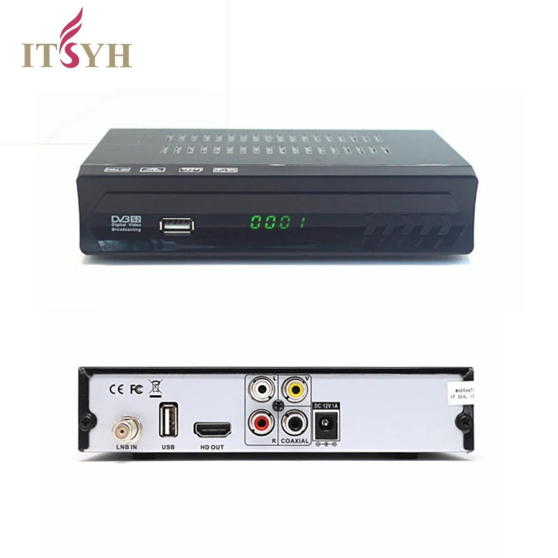 ITSYH Set Top Box HD DVB S2 Satellite + IPTV +IKS+CCCAM Combo Digital Receiver For global set