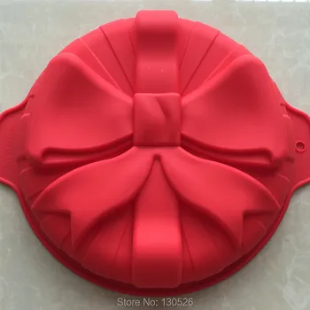 

Large Size Bow Shape Jelly muffin Chocolate Bread Molds Silicone Cake Molds Bakeware Silicone bakeware Cake decoration Tools