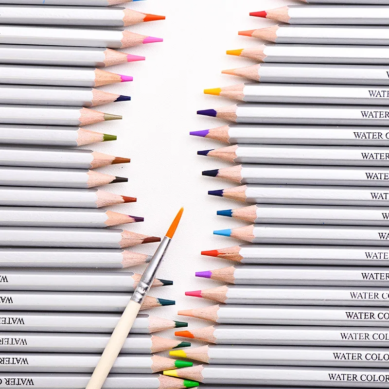 

36/72 Colors Professional Water Colored Pencil Wooden Colored Pencils for School Painting Art Supplies Lapis De Cor Faber Castel