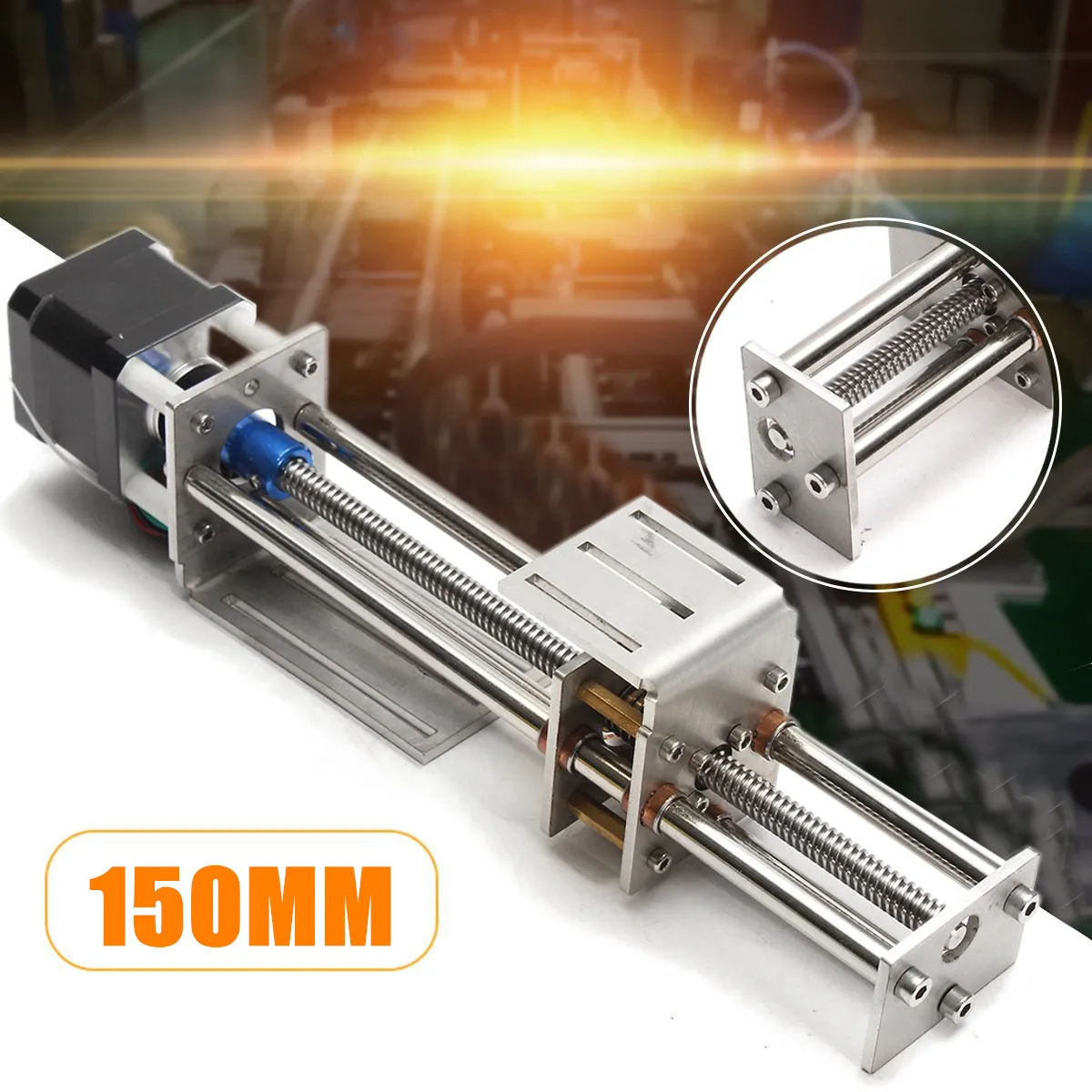 

Mini 150MM CNC Z Axis Slide DIY Linear Motion Milling 3 Axis Engraving Machine With a Stepper Motor For Reprap Engraving Machine