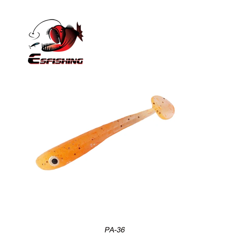PA36 ESFISHING профессиональные рыболовные приманки Nano Minnow 38 мм 12 шт. поддельные приманки мягкие приманки искусственные приманки isca дешевые снасти силиконовые - Цвет: PA36