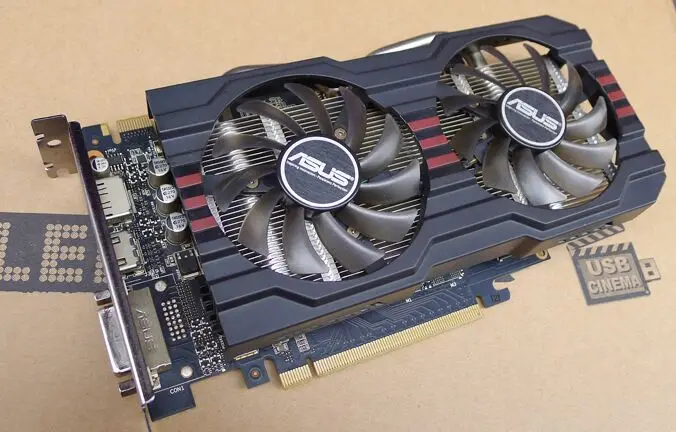 Видеокарта ASUS GTX 760 2GB 256Bit GDDR5 видеокарты для nVIDIA VGA карты Geforce GTX760 HDMI Dvi gtx 750 gtx750 750Ti