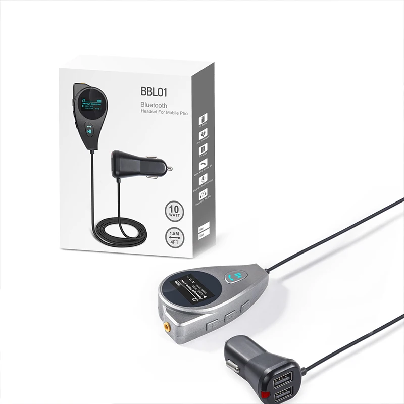Автомобильное зарядное устройство MP3-плеер беспроводной автомобильный Bluetooth fm-передатчик 3,5 мм разъем Aux Bluetooth громкой связи автомобильный комплект fm-радио напряжение TF USB