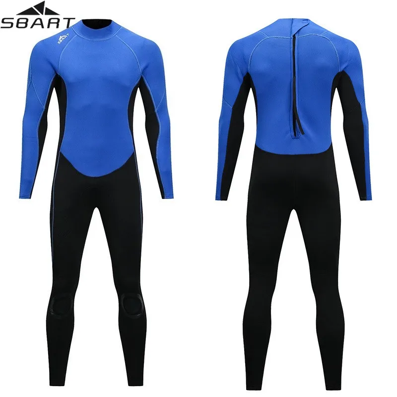 

3MM Men Scuba Diving Wetsuit Neoprene Winter One-Piece Anti-UV Full Body Warm Swimming Snorkeling Diving Spearfishing Wet Suit