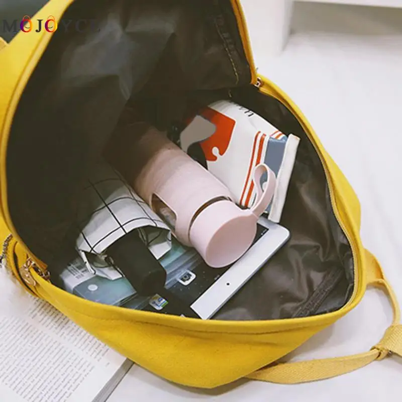 Mochila de lona de estilo Preppy para mujeres y niñas, Mochila escolar Casual para adolescentes, Mochila de estilo coreano, Mochila femenina