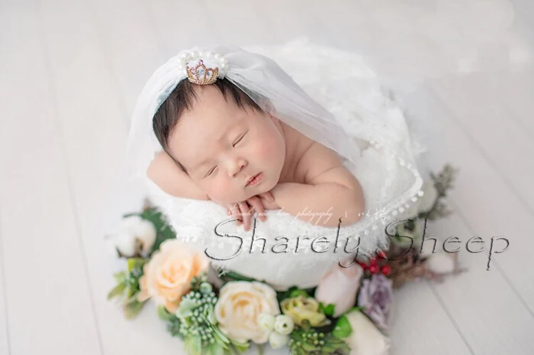 newborn photography wedding head band