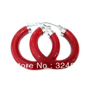 

New Arrived Design Unusual Red Sea Coral Earring