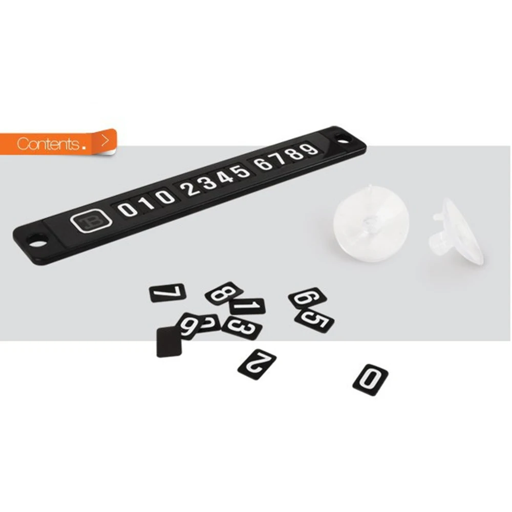 

Cool Parking Card Magnetic Phone Number Card Plate Sucker Temporary Car Sticker New Stickers And Decals Car Accessories