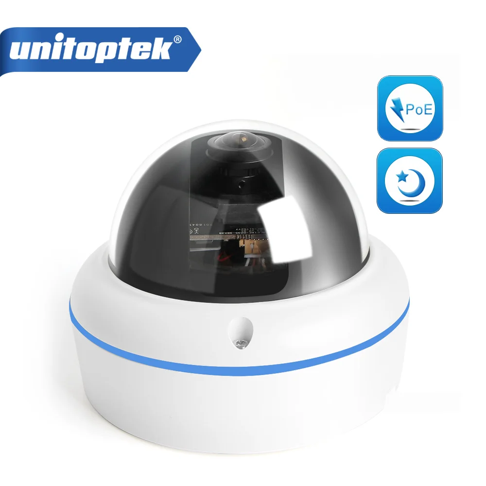 Ip камера IMX291 1/8 &quot 2 МП 1080P POE Dome 0.0001Lux Starlight Low Lux цветная дневного/ночного видения
