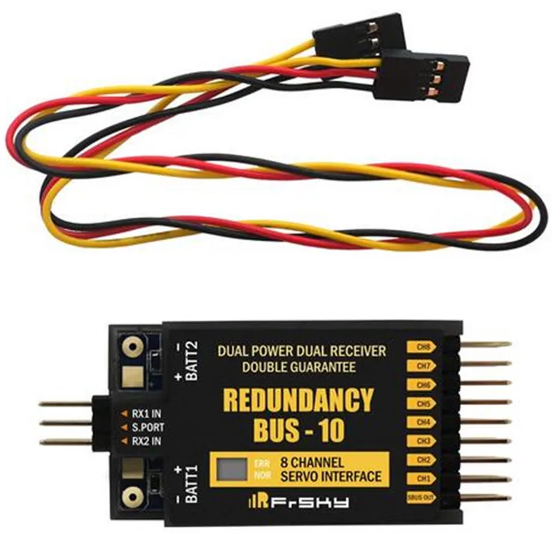 

Tarot-RC Original Frsky Redundancy Bus-10 for peace operate 2 receivers and 2 batteries