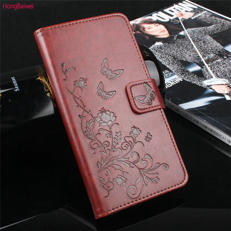

HongBaiwei Phone Case For Oukitel C 8 5.5 inch Leather Case Flip Luxury Wallet Phone Case Cover for Oukitel C8 Case Fundas Shell