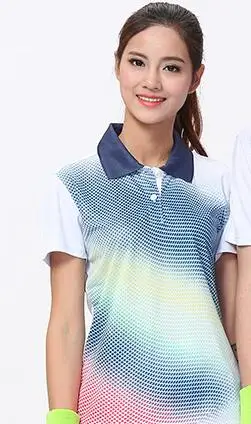 women D shirt Китайская одежда для команды бадминтона для мужчин/женщин для влюбленных родителей и детей, рубашка для бадминтона, спортивная одежда для тенниса, рубашка для бадминтона, Джерси - Цвет: women D shirt