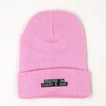 BLACKPINK в вашем районе BEANIE Розовая Круглая Шапочка Шапка Кепка