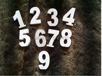 

Wedding Table Numbers - Handpainted & Freestanding - Set of 10cm highSet of numbers 1-38 (38numbers in total)