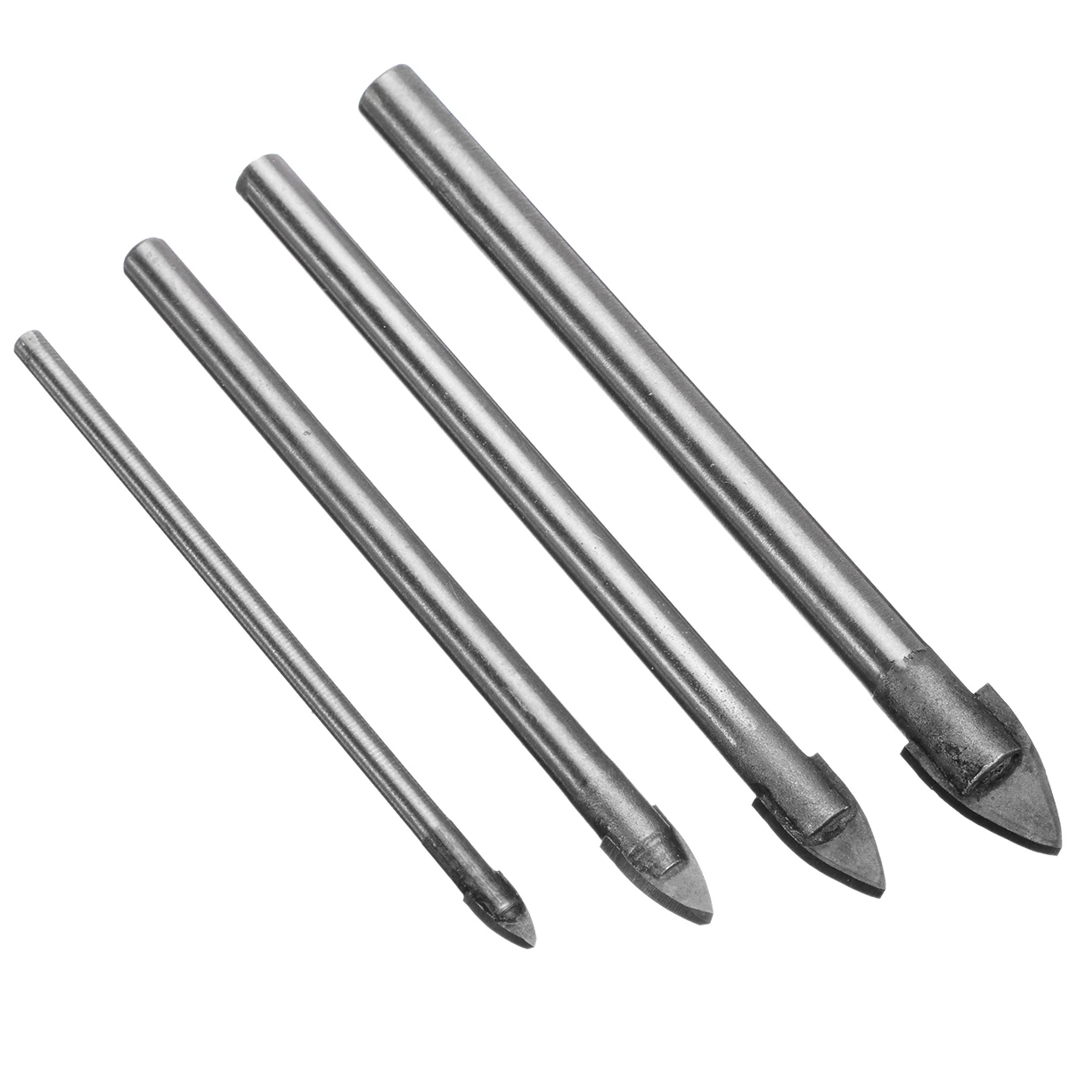 4pcs New Glass Drill Bit Tile 3mm/5mm/6mm/8mm Ceramic Drill Bit Head Set for Standard Drilling Chuck Hand Power Tool