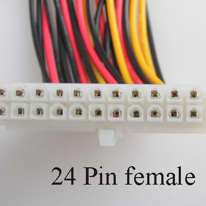 20 Pin To 24 Pin Female to Male Power Supply Adapter Cable for Laptop PC Computer