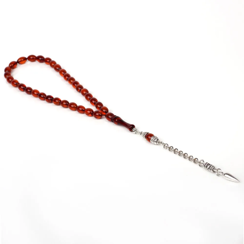 Tasbih магазин смолы янтарные Молитвенные Четки из бусин tesbih Мусульманский