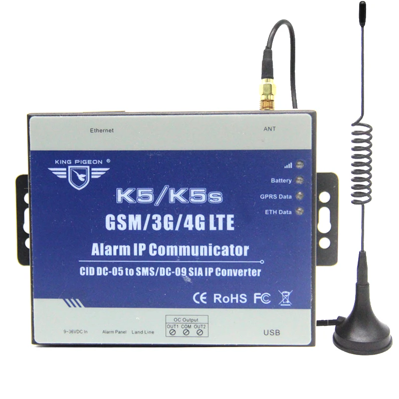 GSM 3g SMS/GPRS/Ethernet/конвертер для системы сигнализации конвертер затем PSTN Ademco контактная ID панель управления для SMS оповещения и Asia K5S