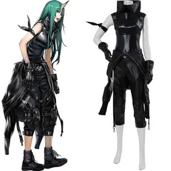

Game Arknights Hoshiguma Cosplay Costume Jumpsuit Full Set Halloween Carnival Party Costumes For Women Girls