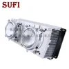 60W 100W 200W High Power LED Heatsink cooling with 12V fans + 44mm Lens +Reflector Bracket For DIY 20 30 50 100 200W Watt LED ► Photo 1/6
