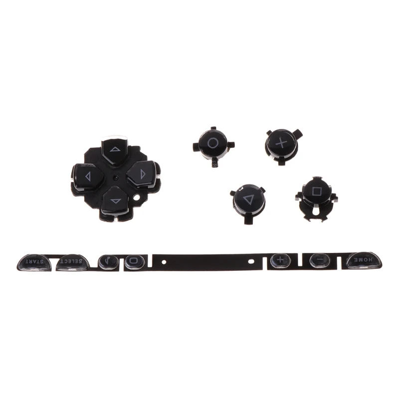 

2019 new Brand New Control Left Right Home Start Keypad Set Buttons Kit Replacement for PSP1000 Game Players Accessories Part