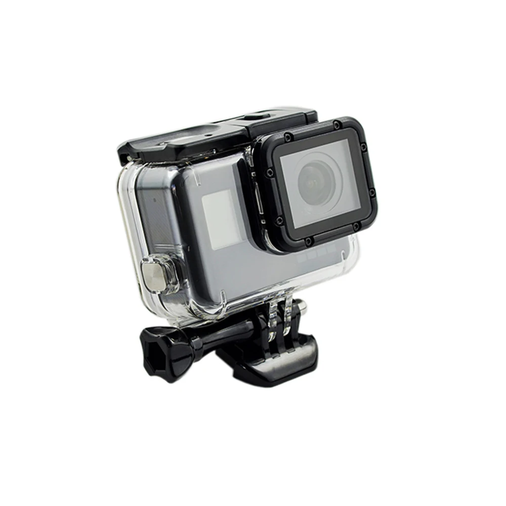 60m Diving Box For GoPro Hero 5/6+Protective Frame W/ Silicone Case