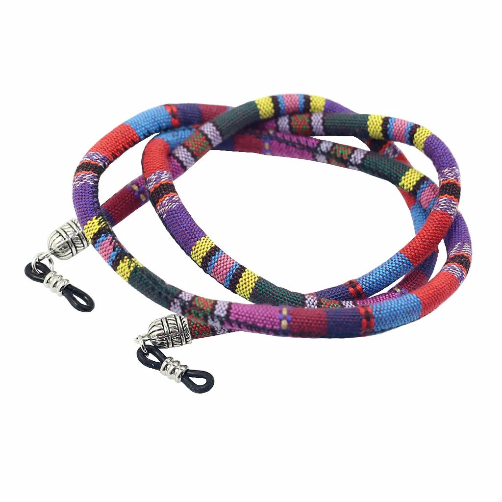 3Pieces Bohemian Style Eyeglasses Cotton Rope Retainer 70cm Outdoor Sports Cord