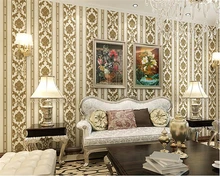 beibehang European vertical stripes nonwoven wallpaper modern minimalist luxury living room bedroom TV background papier peint beibehang korean pastoral style papier peint wallpaper wedding bedroom living room tv background walls small floral 3d wallpaper