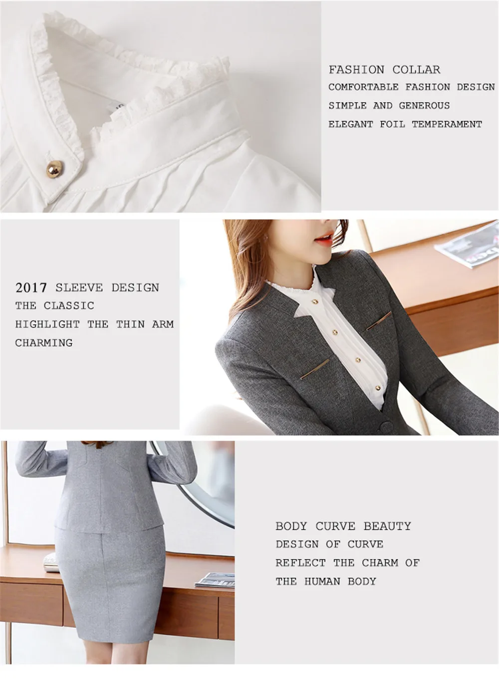 Formal Pant Suits Women Office Lady 2 Piece Set Pants Blazer Female Business Work Trousers Jacket Elegant Uniform Plus Size 2020