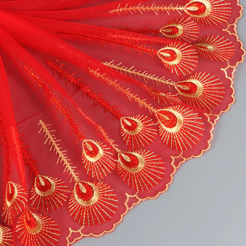 2 метра красочная эластичная кружевная ткань стрейч кружевная отделка эластичный DIY ремесло для шитья вышитая кружевная отделка для одежды 15-22 см Ширина