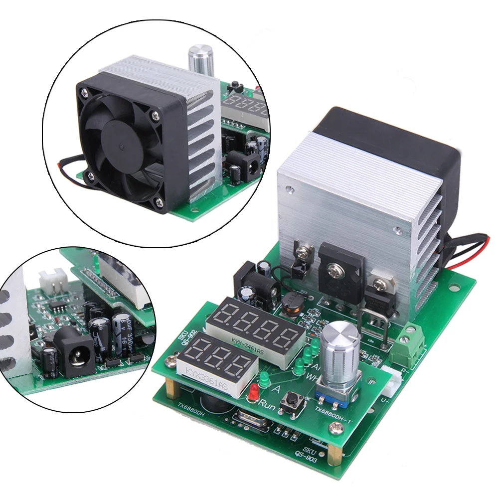 

DC12V Constant Current Electronic Load 9.99A 60W 1-30V Battery Capacity Tester With Simple And Versatile Electronic Load