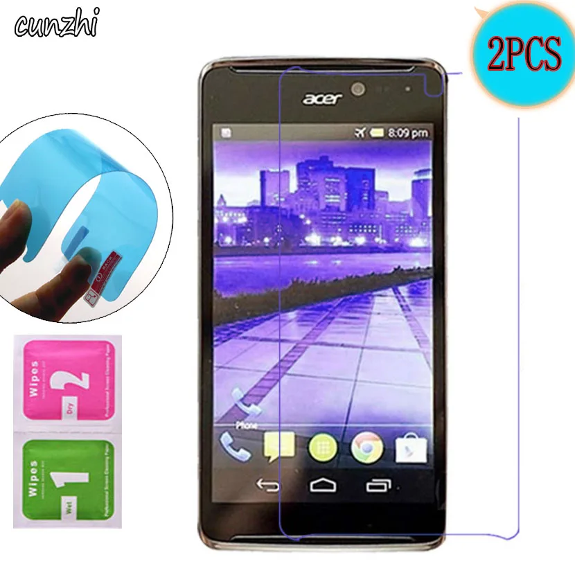 

2PCS For Acer E700 Ultra Clear TPU Soft Nano Explosion-proof Screen Protector Mobile Phone Film For Acer Liquid E700