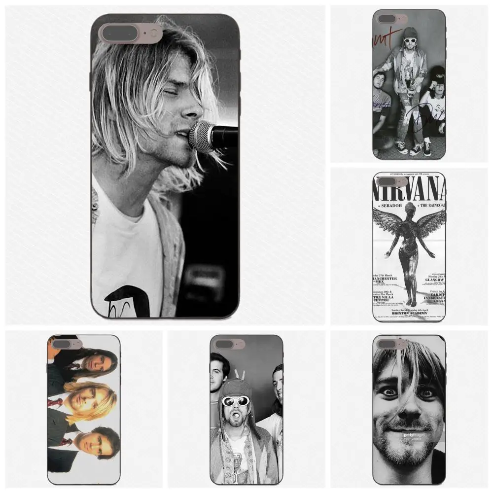 

Soft TPU Cases Capa For Huawei Honor 5A 6A 6C 7A 7C 7X 8A 8C 8X 9 10 P8 P9 P10 P20 P30 Mini Lite Plus Nirvana Band Kurt Cobain